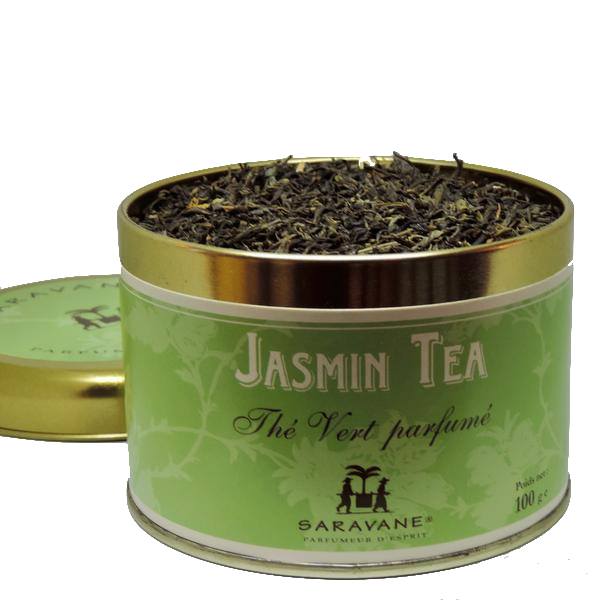 THE JASMIN TEA - Thé vert parfumé - Saravane - Parfumeur d'esprit - épices  du monde