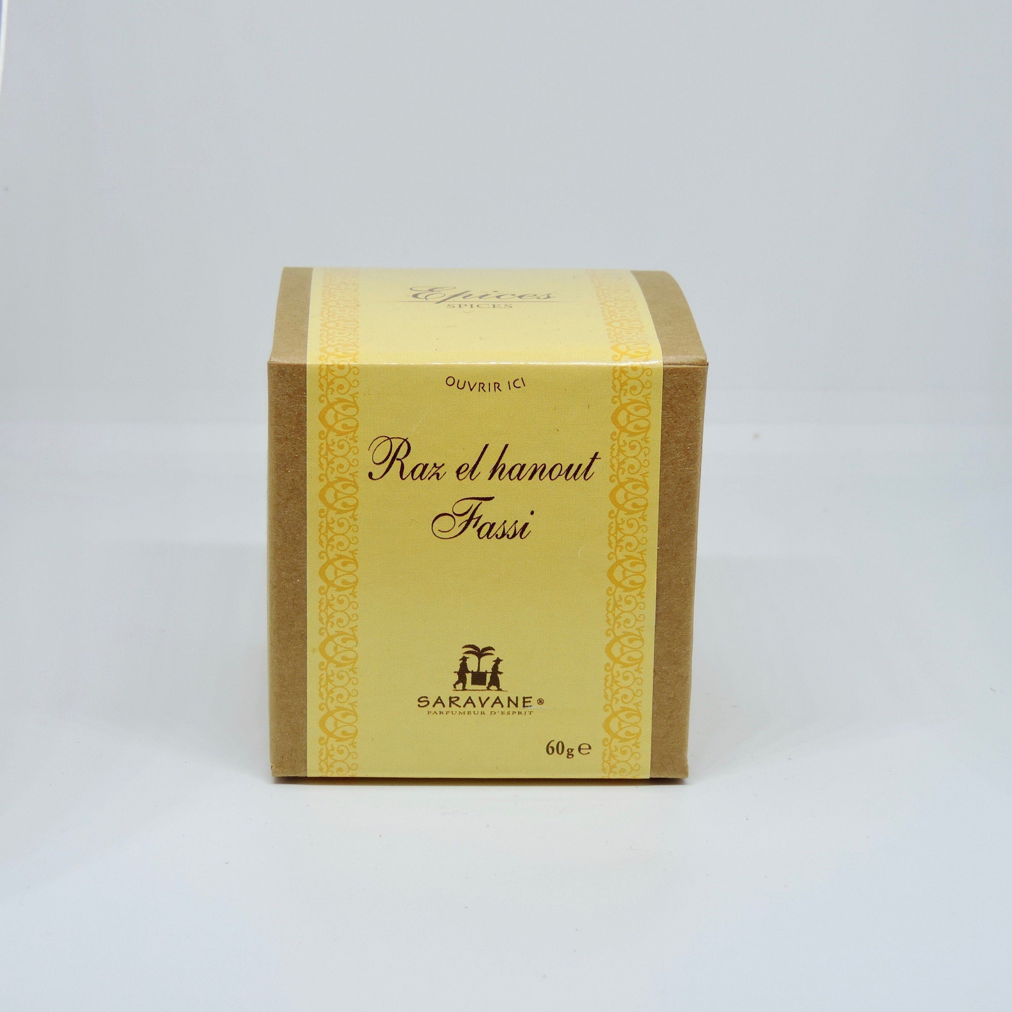 Epices Boite Kraft - RAZ EL HANOUT FASSI - Mélange Marocain